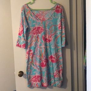 Lilly Pulitzer 3/4 Sleeve Cotton Dress